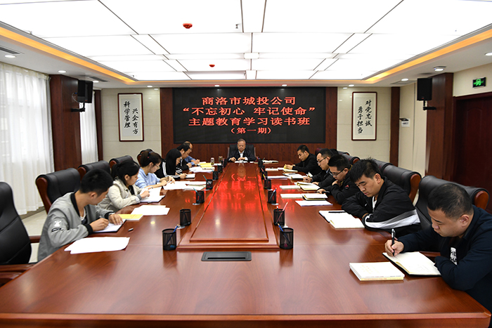 市城投公司開展第一期&ldquo;不忘初心    牢記使命&rdquo; 主題教育學(xué)習(xí)讀書班