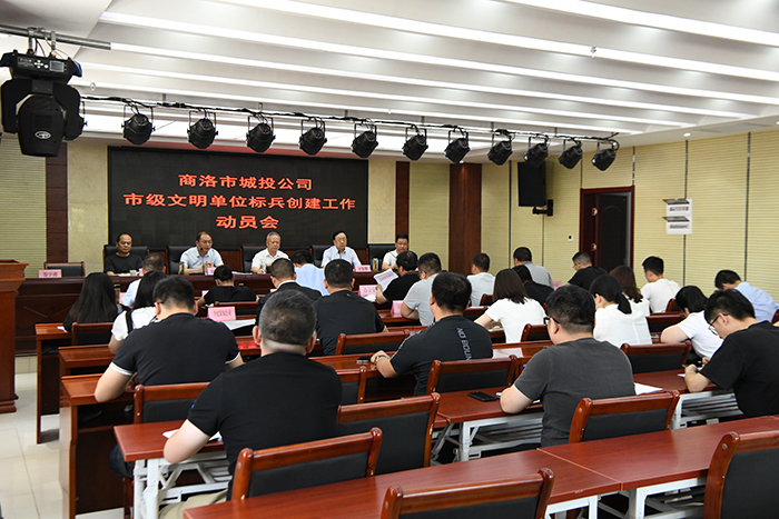 市城投公司召開市級文明單位標兵創(chuàng)建工作動員會