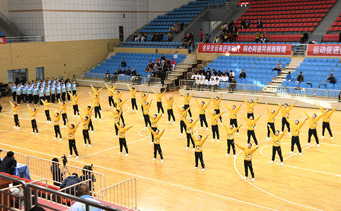 公司組隊(duì)參加2020年商洛市市直機(jī)關(guān)、企事業(yè)單位廣播體操（工間操）比賽