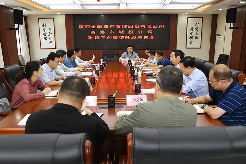 陜金資公司黨委委員、副總經(jīng)理寧軍興一行蒞臨公司調(diào)研融資平臺轉(zhuǎn)型升級工作